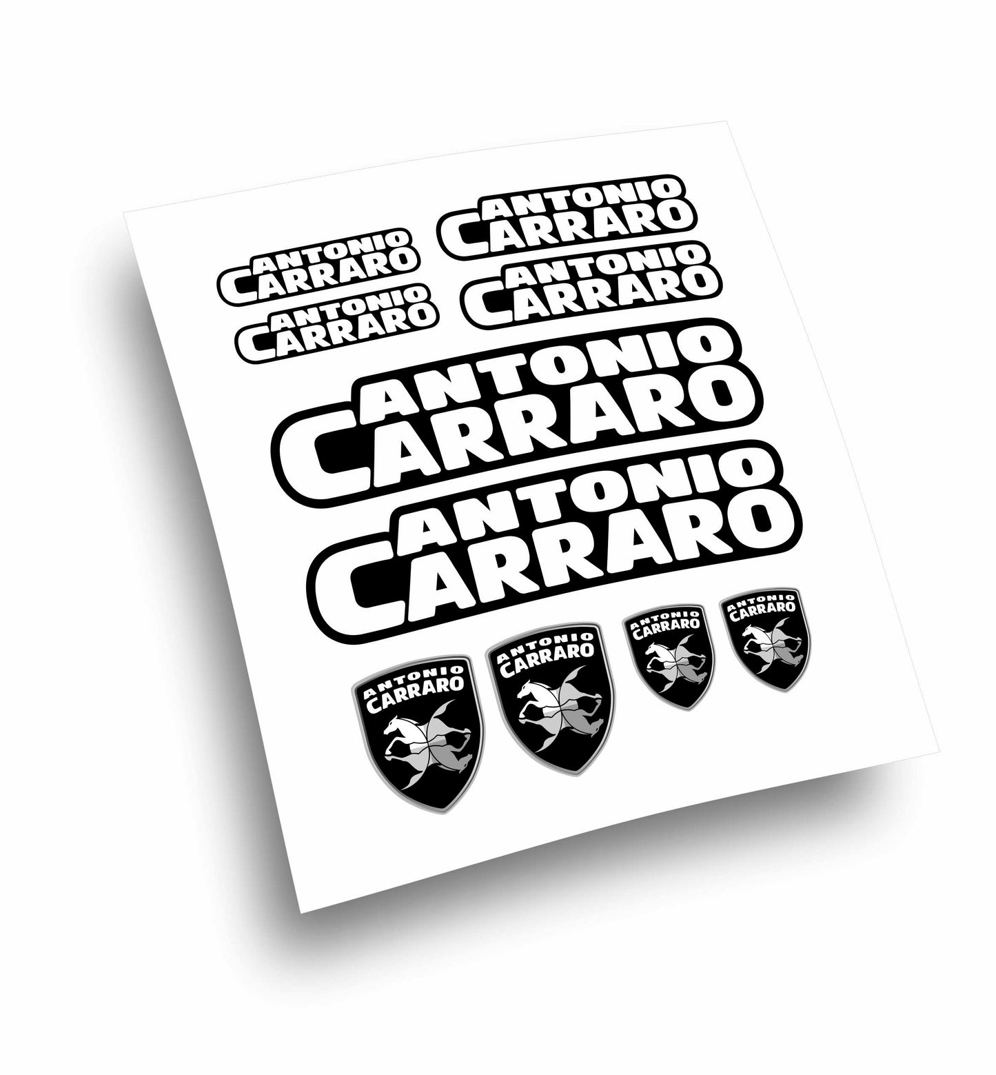 Antonio Carraro kit adesivi sticker per trattore e mezzi agricoli