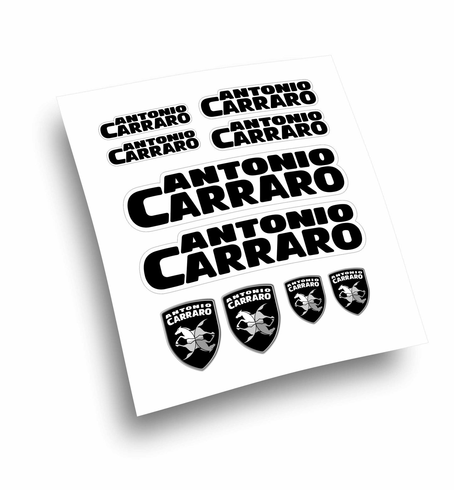 Antonio Carraro kit adesivi sticker per trattore e mezzi agricoli