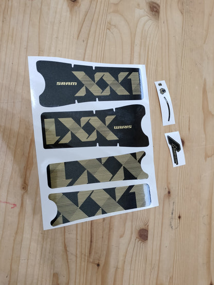 Sram xx1 Eagle Dub SL adesivi stickers pedivelle