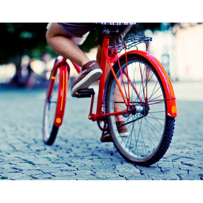 Adesivi catarifrangente rifrangenti strisce riflettenti bici, moto, au –  L'adesivo.com